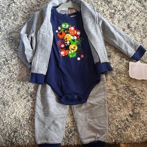 18M 3 piece alien outfit- Truly Scrumptious -NWT